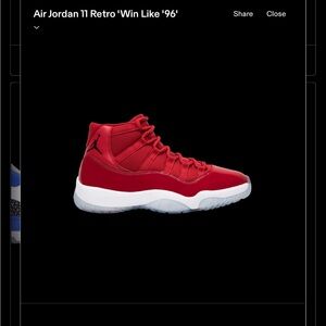 Nike Red Athletic Shoes